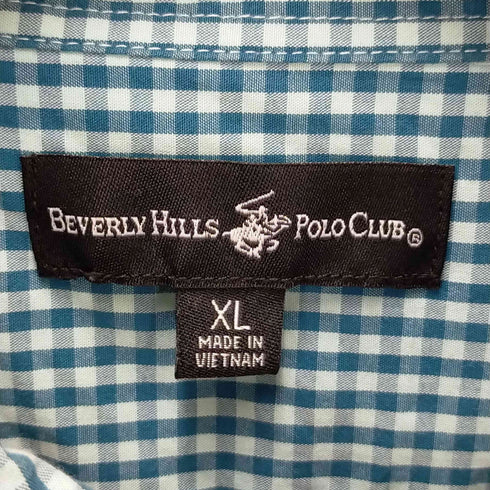 ビバリーヒルズポロクラブ BEVERLY HILLS POLO CLUB ボタンダウンチェックシャツ メンズ JPN:XL