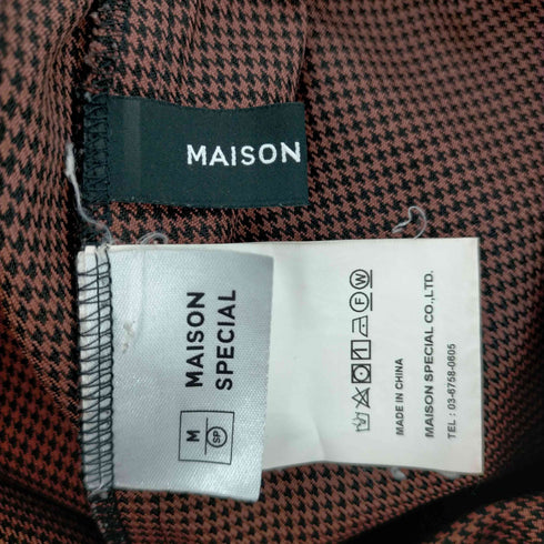 メゾンスペシャル MAISON SPECIAL 20SS 総柄 イージーパンツ フレアパンツ レディース FREE