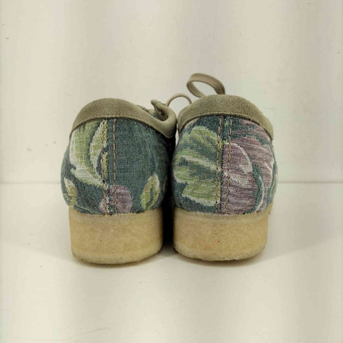 クラークスオリジナル CLARKS ORIGINALS wallabee grey floral ワラビーブーツ メンズ JPN:26