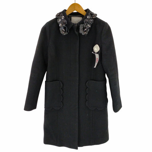 チェスティ Chesty 18AW 襟装飾 ロングコート レディース JPN:S