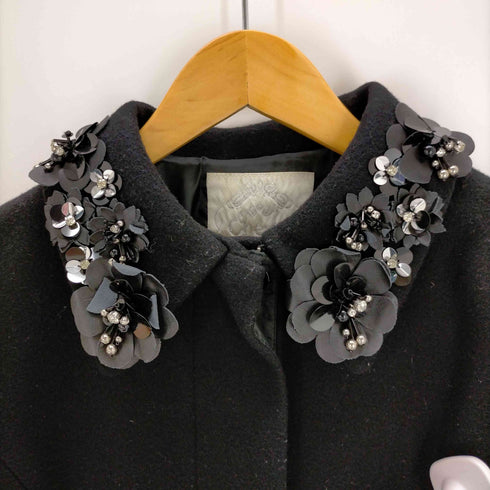 チェスティ Chesty 18AW 襟装飾 ロングコート レディース JPN:S