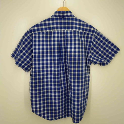 トミーヒルフィガー TOMMY HILFIGER ボックスシルエット フロント刺しゅうボタンダウンチェックシャツ メンズ JPN:L