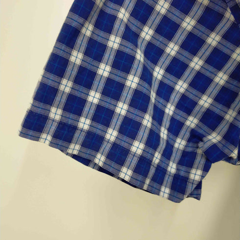 トミーヒルフィガー TOMMY HILFIGER ボックスシルエット フロント刺しゅうボタンダウンチェックシャツ メンズ JPN:L