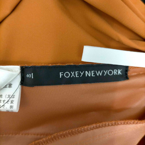 フォクシーニューヨーク FOXEY NEW YORK ストレッチグログラン フレアスカート レディース JPN:M