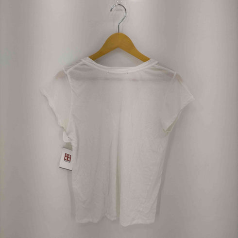 エーピーストゥディオ AP STUDIO アパルトモン コットン Uネック Tシャツ カットソー 半袖 レディース FREE