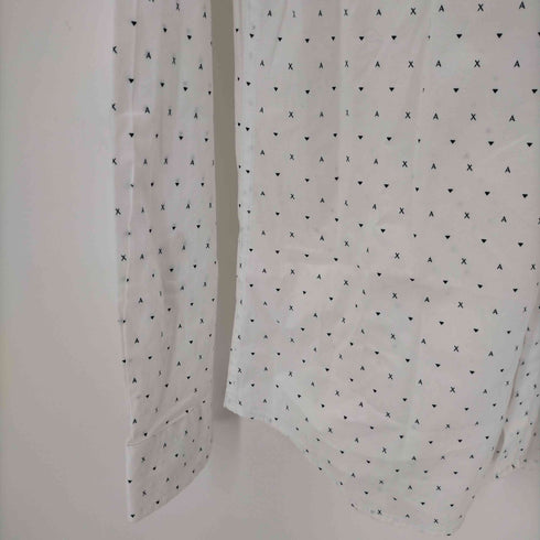 アルマーニエクスチェンジ ARMANI EXCHANGE SLIM-FIT LOGO MICRODOT STRETCH SHIRT メンズ import:M