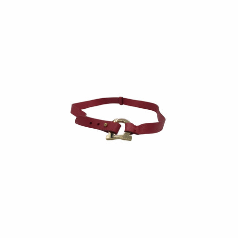 サルヴァトーレフェラガモ Salvatore Ferragamo ガンチーニ レザー チャーム 2way チョーカー ブレスレット レディース