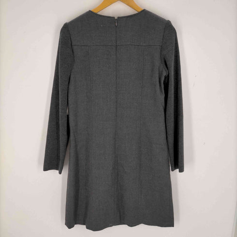 クレージュ courreges キーネック ウール切替ワンピース レディース JPN:L