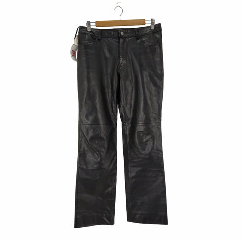 ギャップ Gap 00S OLD GAP レザーパンツブーツカット バイカー 本革 メンズ 10