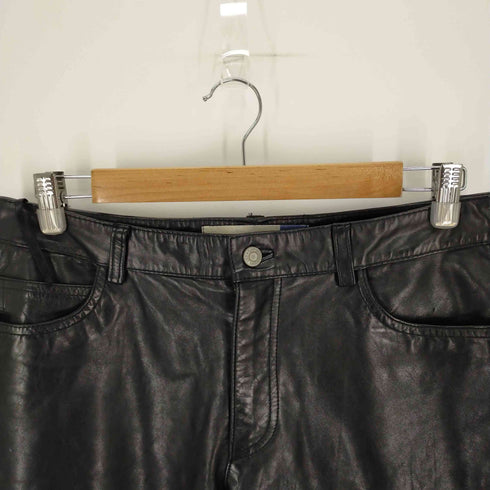 ギャップ Gap 00S OLD GAP レザーパンツブーツカット バイカー 本革 メンズ 10