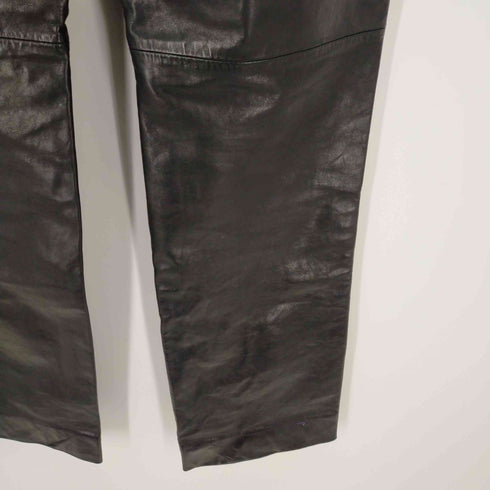 ギャップ Gap 00S OLD GAP レザーパンツブーツカット バイカー 本革 メンズ 10