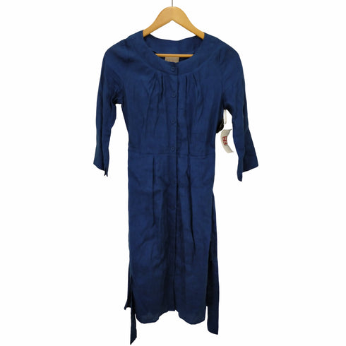 シビラ Sybilla インディゴリネンワンピース レディース JPN:L