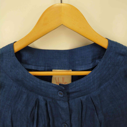 シビラ Sybilla インディゴリネンワンピース レディース JPN:L