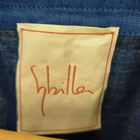 シビラ Sybilla インディゴリネンワンピース レディース JPN:L