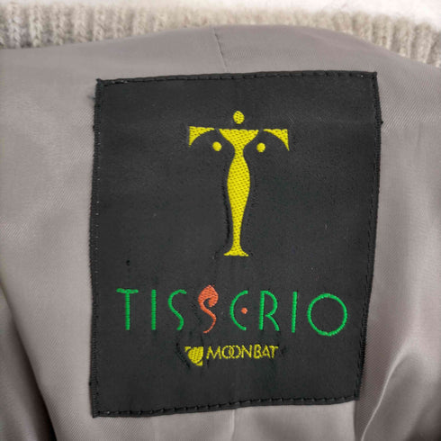 ムーンバット MOONBAT TISSCRIO ニット切り替え ウールコート アウター ロング レディース