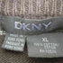 ダナキャランニューヨーク DKNY マルチカラー ボーダーハーフジップニット メンズ import:XL