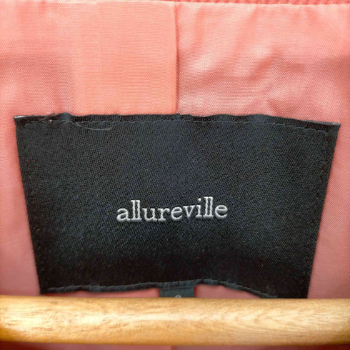 アルアバイル allureville ノーカラーコート アウター ミドル レディース 2