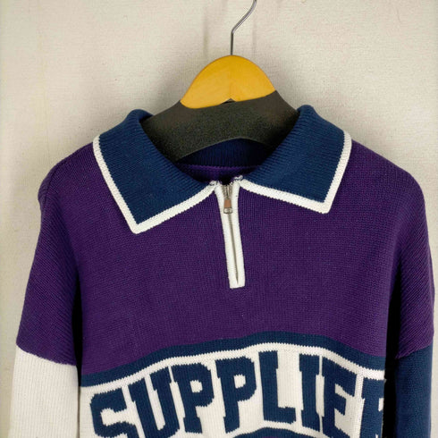 サプライヤー SUPPLIER ハーフジップニット メンズ JPN:L