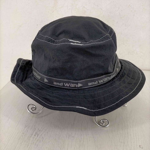 アンドワンダー and wander JQ tape hat メンズ