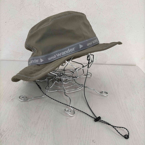 アンドワンダー and wander JQ tape hat メンズ