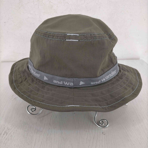 アンドワンダー and wander JQ tape hat メンズ