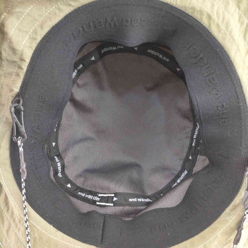 アンドワンダー and wander JQ tape hat メンズ