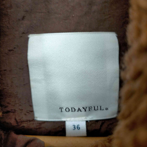 トゥデイフル TODAYFUL Highneck Boa Blouson ボアブルゾン ジャケット アウター ジップアップ レディース JPN:36