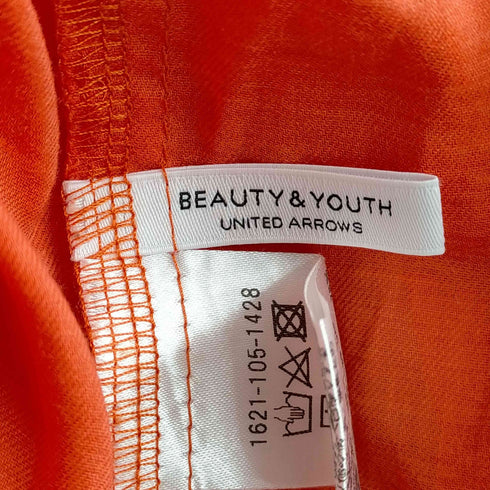 ビューティーアンドユースユナイテッドアローズ BEAUTY & YOUTH UNITED ARROWS ボートネックフリルスリーブブラウス レディース