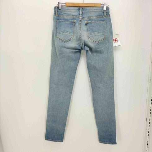 ディーアイディ D-ID ダメージ 加工 スリム デニム パンツ ジーンズ レディース UK:24
