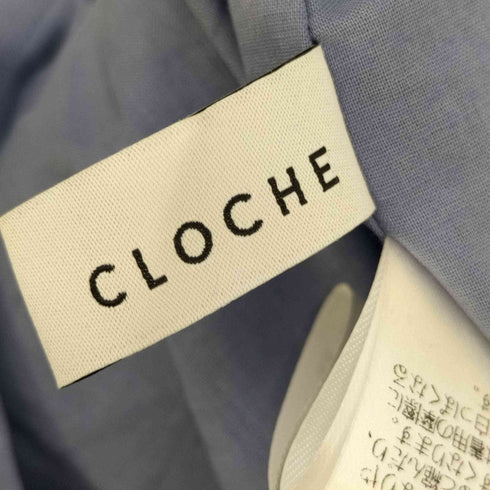 クロシェット Cloche ランタンスリーブ コットンリネンワンピース レディース 02