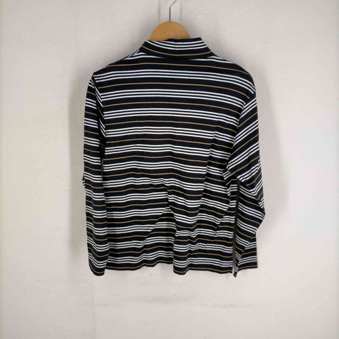 バーバリーゴルフ BURBERRY GOLF ボーダーモックネックカットソー レディース JPN:L