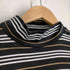 バーバリーゴルフ BURBERRY GOLF ボーダーモックネックカットソー レディース JPN:L