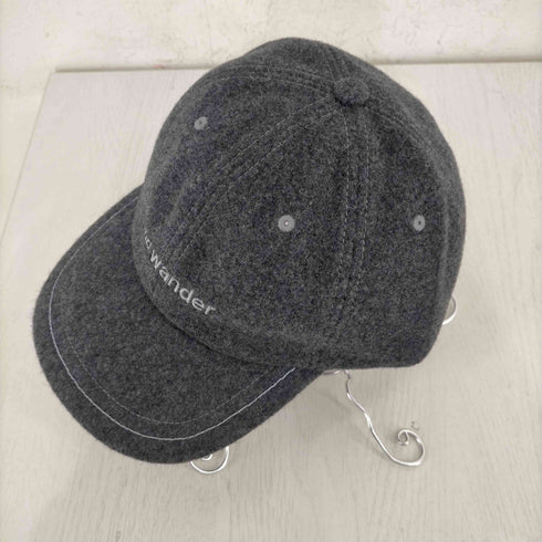 アンドワンダー and wander wool melton cap メンズ