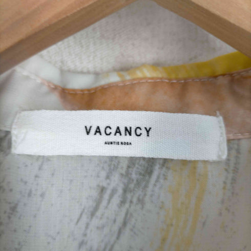 ヴァカンシー VACANCY アソート柄シアーオーバーシャツ レディース FREE