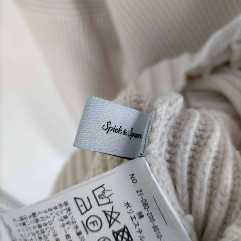 スピックアンドスパン Spick and Span 21AW ソフトコアヤーンVネックカーディガン レディース