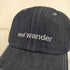 アンドワンダー and wander 128 dry denim cap メンズ