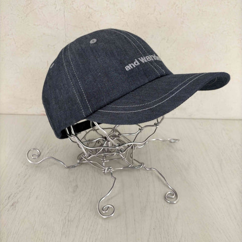 アンドワンダー and wander 128 dry denim cap メンズ