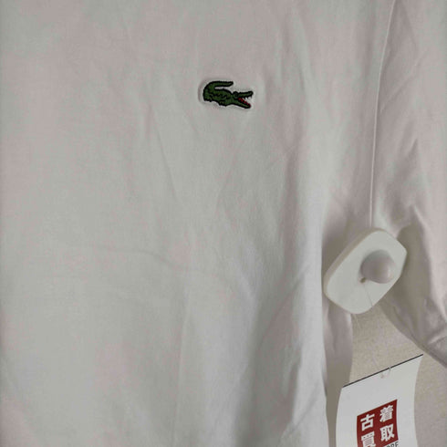 ラコステ LACOSTE SLIM FIT クロコエンブレムクルーネックTシャツ S/S ロゴ刺繍 Tシャツ メンズ import:L