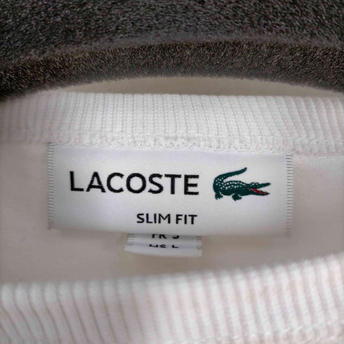 ラコステ LACOSTE SLIM FIT クロコエンブレムクルーネックTシャツ S/S ロゴ刺繍 Tシャツ メンズ import:L