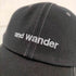 アンドワンダー and wander cotton twill cap メンズ