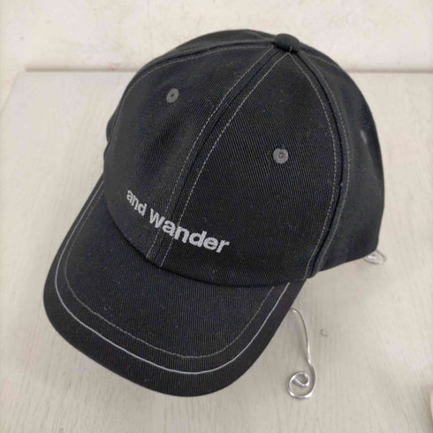 アンドワンダー and wander cotton twill cap メンズ