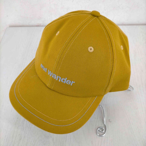 アンドワンダー and wander cotton twill cap メンズ