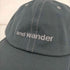 アンドワンダー and wander cotton twill cap メンズ