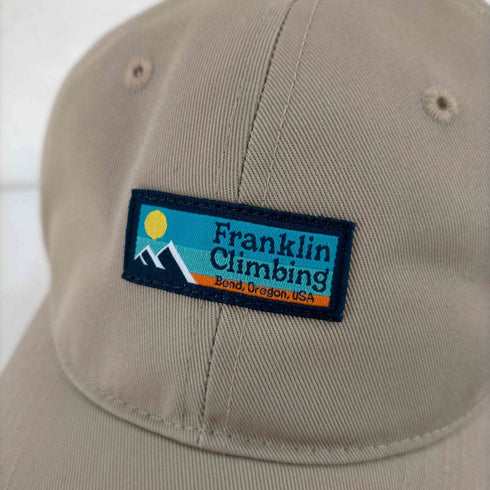 フランクリン クライミング Franklin Climbing ESSENTIAL ツイルラベル6パネルCAP メンズ