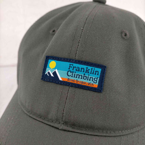 フランクリン クライミング Franklin Climbing ESSENTIAL ツイルラベル6パネルCAP メンズ