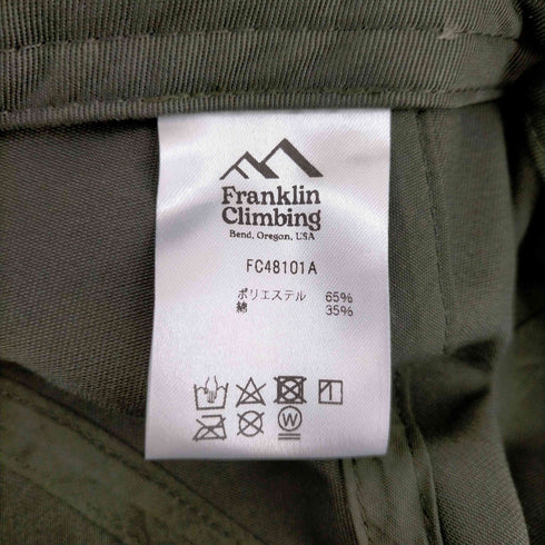 フランクリン クライミング Franklin Climbing ESSENTIAL ツイルラベル6パネルCAP メンズ
