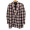 ザラ ZARA ダブル ツイードジャケット テーラード ミドル丈 金ボタン 総裏地 レディース import:S