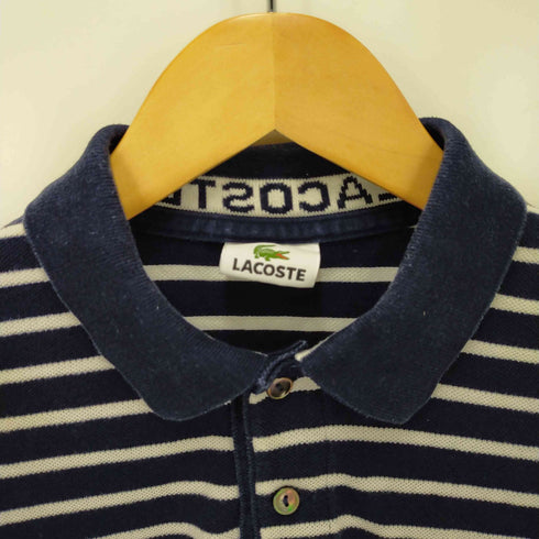 ラコステ LACOSTE ボーダーポロシャツ メンズ 4