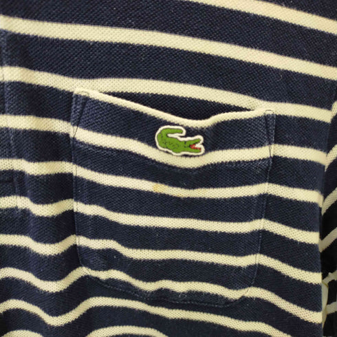 ラコステ LACOSTE ボーダーポロシャツ メンズ 4