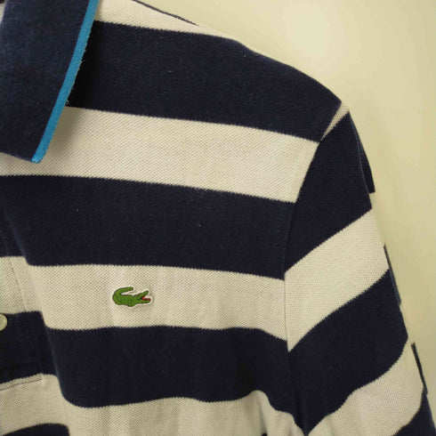 ラコステ LACOSTE ボーダーポロシャツ メンズ 4